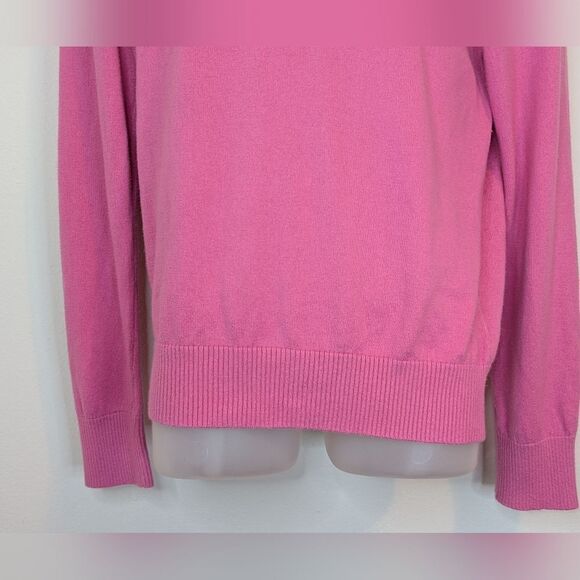 Abercrombie & Fitch Preppy Y2K 90s Academia Country Club Cashmere Wool Sweater L - Picture 4 of 9